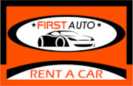 First Auto rent a car Logo